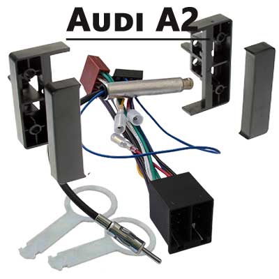 Flexibler Audi A2 Autoradio Adapter mit CAN-B Schnittstelle für einfache Integration.