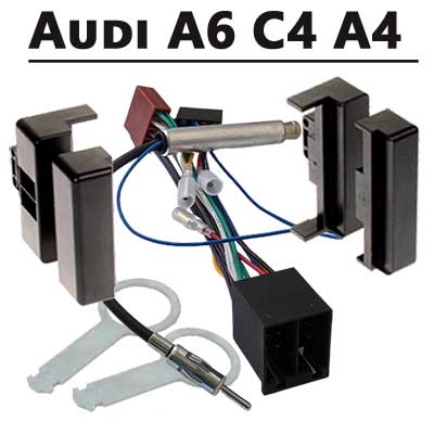 Stromadapter für Audi A6 C4 A4, CAN-B, Autoradio Kabelanschluss.