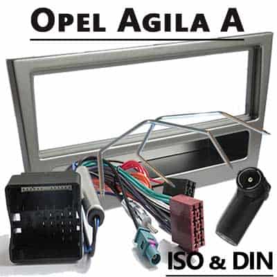 Mittleres Steuergerät für Opel Agila A mit CAN-Bus, ISO & DIN kompatibel.