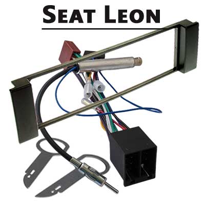 Auto Radio Adapter mit CAN-B Schnittstelle für Seat Leon, einfache Installation.