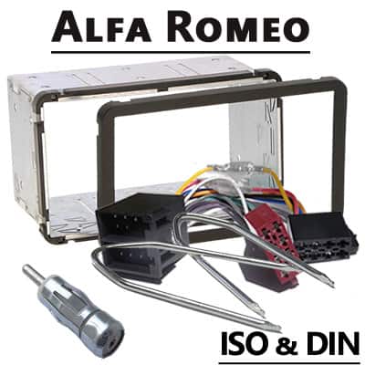 Hochwertiger Autoradio Adapter für Alfa Romeo mit CAN-B Schnittstelle, ISO & DIN kompatibel.