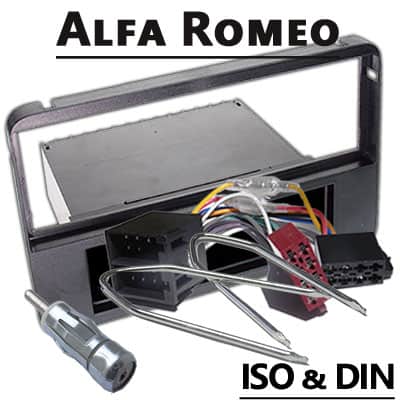 Originaler Autoradio Adapter für Alfa Romeo, CAN-B, ISO & DIN Anschluss.