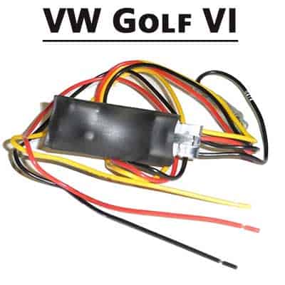 - AutoRadio Adapter mit CAN-B Schnittstelle für VW Golf VI, schnelle Fahrzeugintegration.