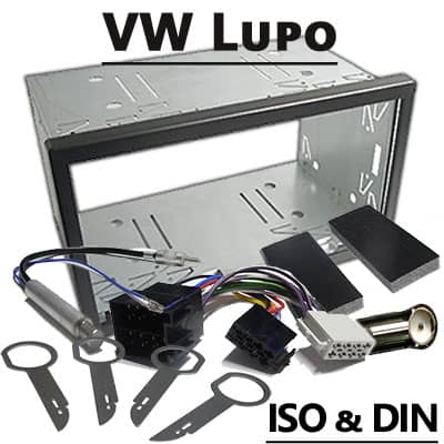 Hochwertiger Autoradio Adapter mit CAN-B Für VW Lupo Einbauzubehör, einfache Montage.