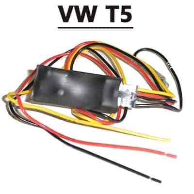 Adapter für VW T5 mit CAN-B Schnittstelle, Autoradio-Adapter, Verbindungskabel.