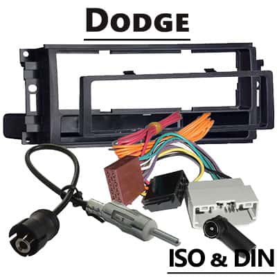 Iso CAN Bus Adapter für Fahrzeugradio Einbau, kompatibel mit Dodge.