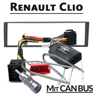 CAN-Bus Autoradio Adapter für Renault Clio, einfache Verbindung für modernes Soundsystem, kompatibel mit autoradio-adapter.eu.