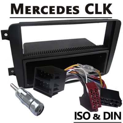 Flexibler Adapter für Mercedes CLK mit CAN-B, ISO & DIN, perfekte Integration.