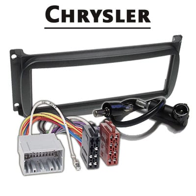 Auto Radio Adapter mit CAN-B Interface für Chrysler Fahrzeuge, einfache Installation.