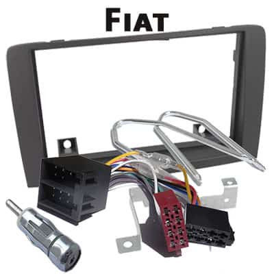 Autoradio Adapter mit CAN-B Zubehör für Fiat Fahrzeuge, einfache Installation.