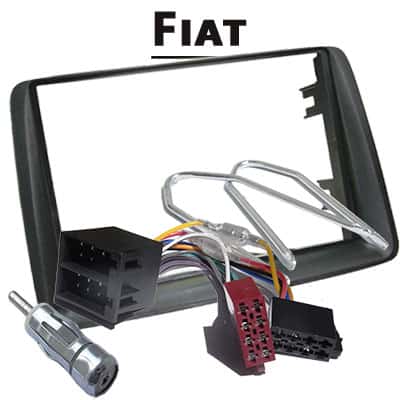 Autoradio Adapter mit CAN-B Schnittstelle für Fiat Fahrzeuge, einfache Installation, Universal Kabelset.