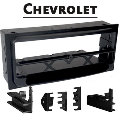 Audi Chevrolet Autoradio Adapter Rahmen Einbaurahmen für CAN-B Schnittstelle, schwarz, hochwertig, einfach zu installieren, geeignet für Fahrzeuge.