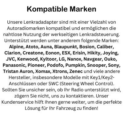 2. Autoradio Adapter CAN-B für alle gängigen Fahrzeuge, einfache Verbindung, hochwertige Qualität.