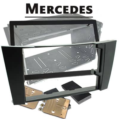Ersatzradioadapter für Mercedes mit CAN-Bus, einfache Installation.
