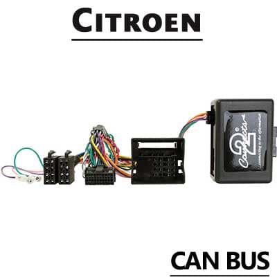 Hochwertiger Autoradio Adapter mit CAN-Bus Schnittstelle für Citroën Fahrzeuge.