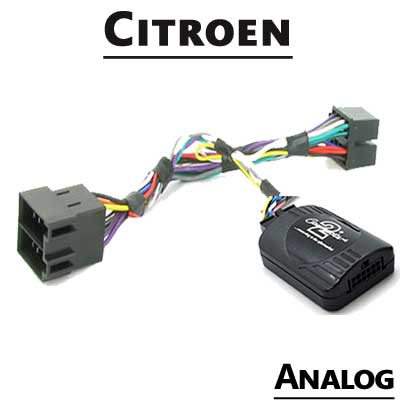 Hochwertiger Autoradio Adapter für Citroen mit CAN-B und analogen Anschlüssen.