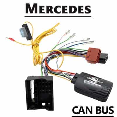 Hochwertiger Autoradio Adapter, CAN-Bus kompatibel für Mercedes Modelle.