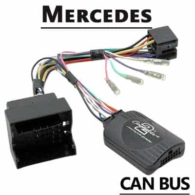Stecker für Mercedes Autoradio Adapter, CAN-Bus, Kabelset für Fahrzeugadaptierung.