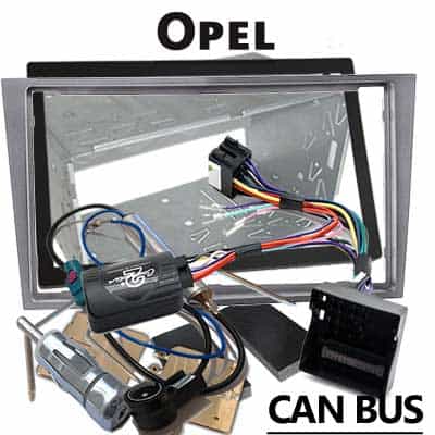 Stecker für Opel Autoradio Adapter mit CAN-Bus Technology.