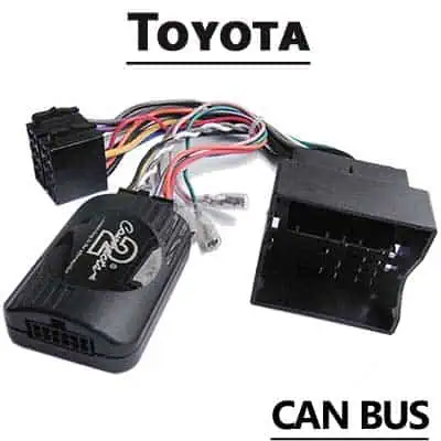 Anschlussadapter für Toyota CAN-Bus Autoradios, einfach zu installieren.