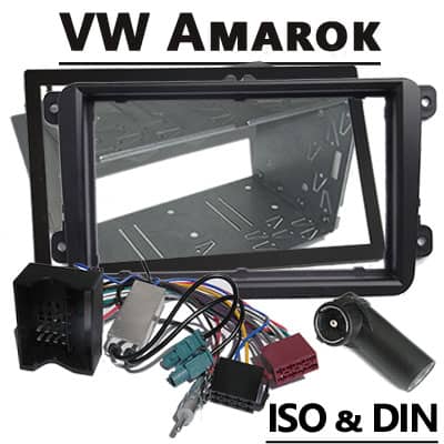 Einschubrahmen für VW Amarok mit CAN-B, passend für Autoradio-Adapter Systeme.