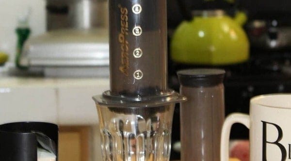 AeroPress on top of your glass