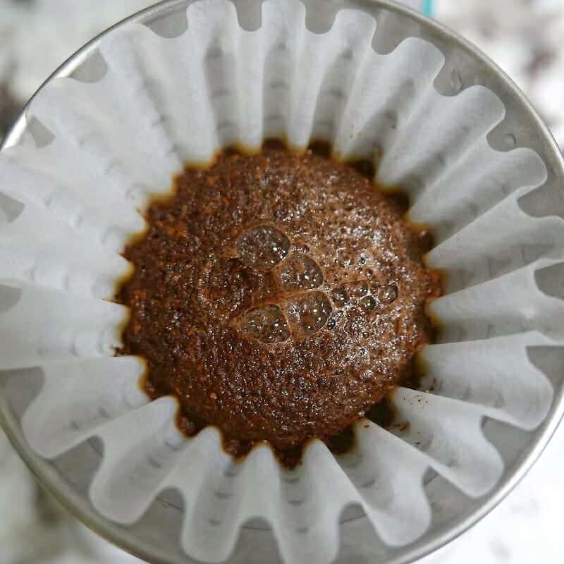coffee bloom bean ground