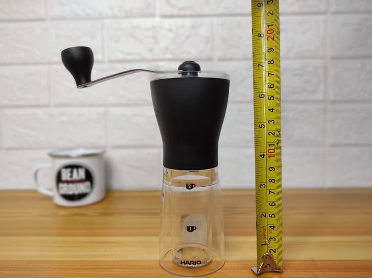 hario slim mini mill size
