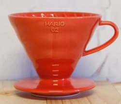 Red Hario V60 Coffee Dripper