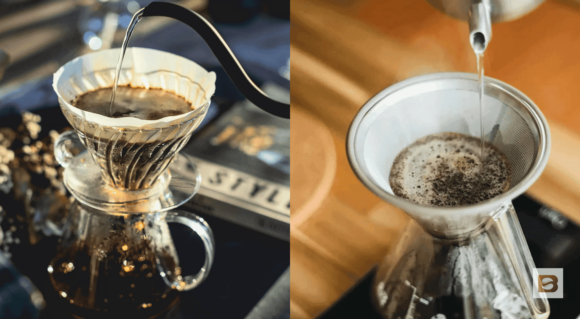 permanent coffee filter vs. paper