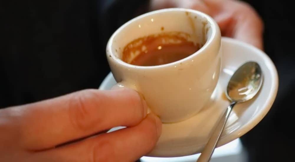 espresso demitasse cup on saucer 