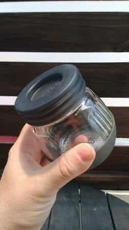 coffee grind collection jar 