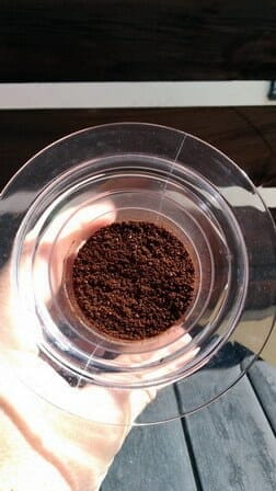 fine ground coffee