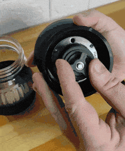setting the grind setting 