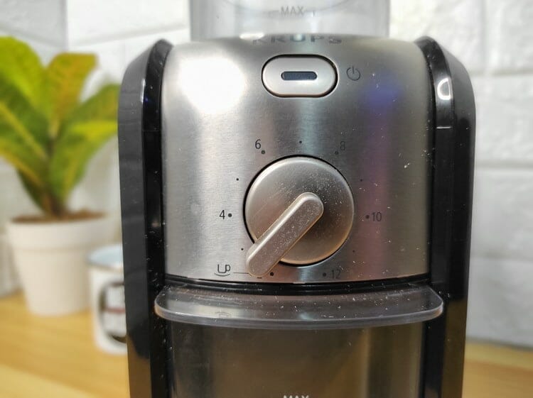 coffee dosing dial 