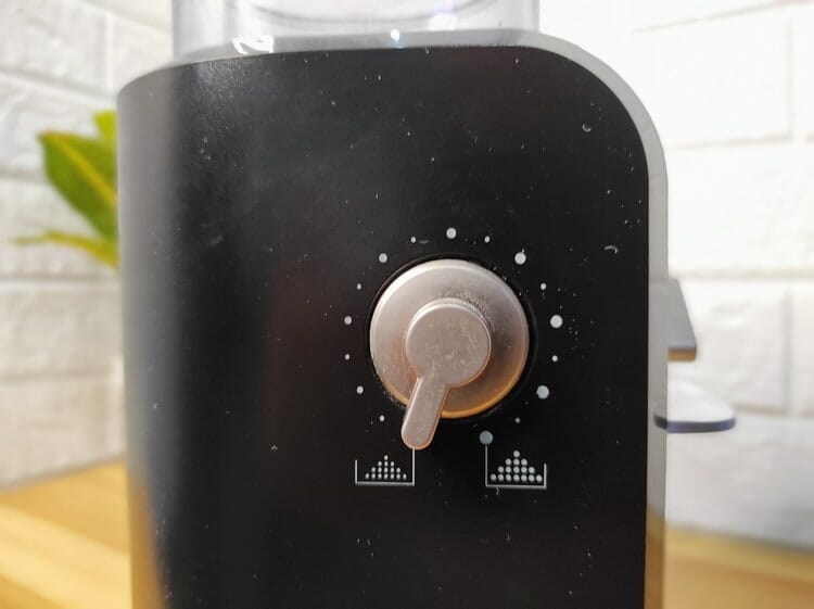 coffee grind setting dial