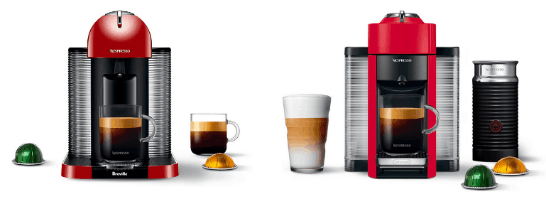breville and de’longhi nespresso machines