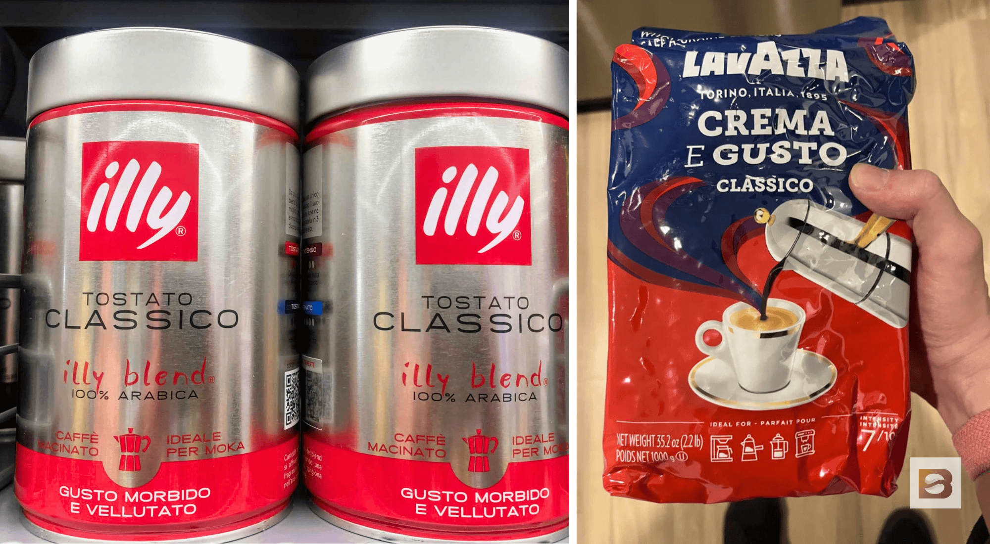 Illy vs Lavazza