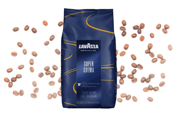 Lavazza Super Crema Espresso Whole Bean Coffee