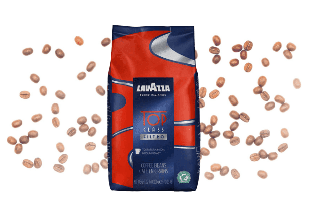 Lavazza Top Class Filtro Whole Bean Coffee Medium Roast