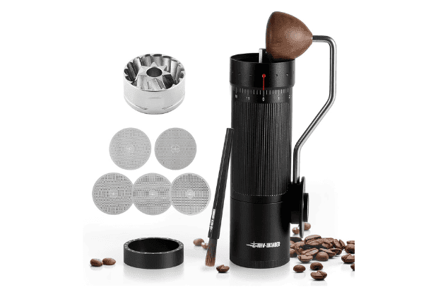 MHW-3BOMBER R3 Manual Coffee Grinder with CNC Stainless Steel Conical Burr Product Image 620 x 420