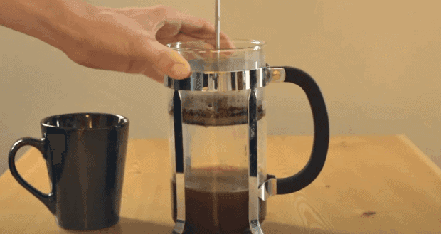 French press pull method