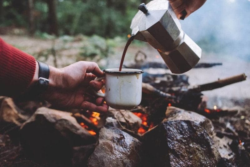 moka pot camping