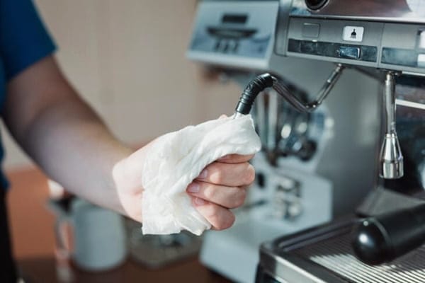 cleaning steam wand