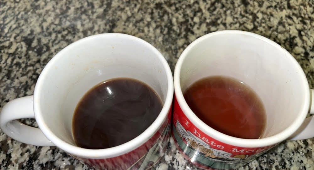 Reusing the same Nespresso coffee pod side by side comparison