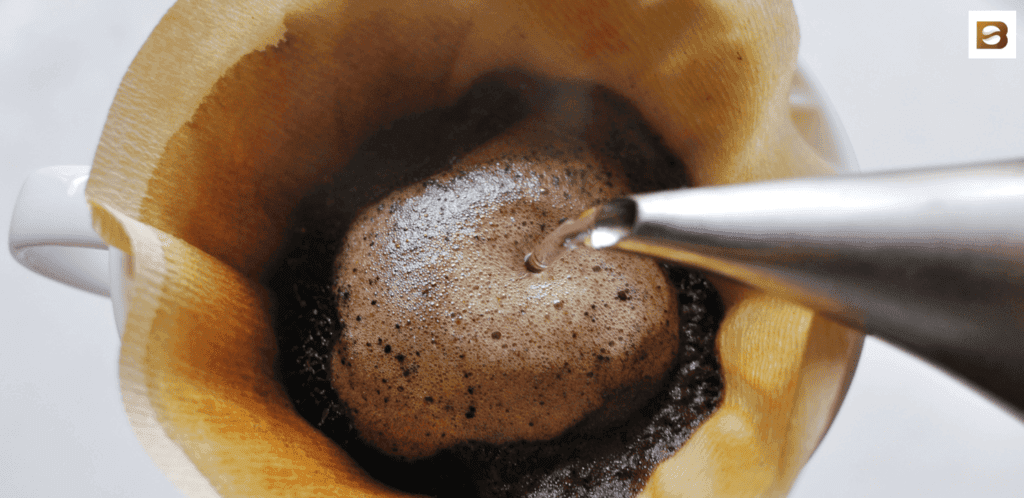 blooming coffee to degas
