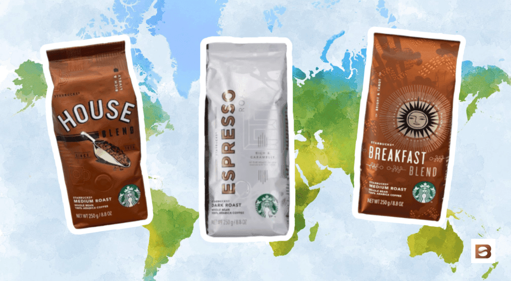 where does starbucks coffee come from