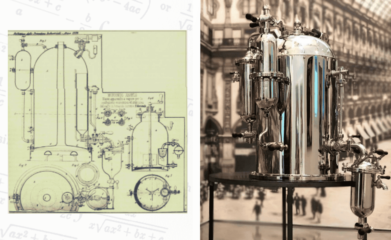 Angelo Moriondo's Espresso Machine Patent
