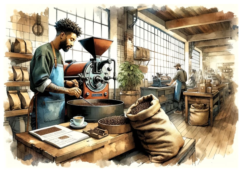 higher-quality coffee roaster found in the third wave