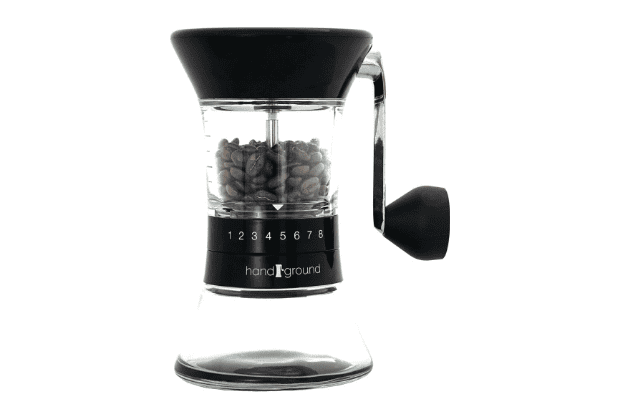 handground precision manual coffee grinder